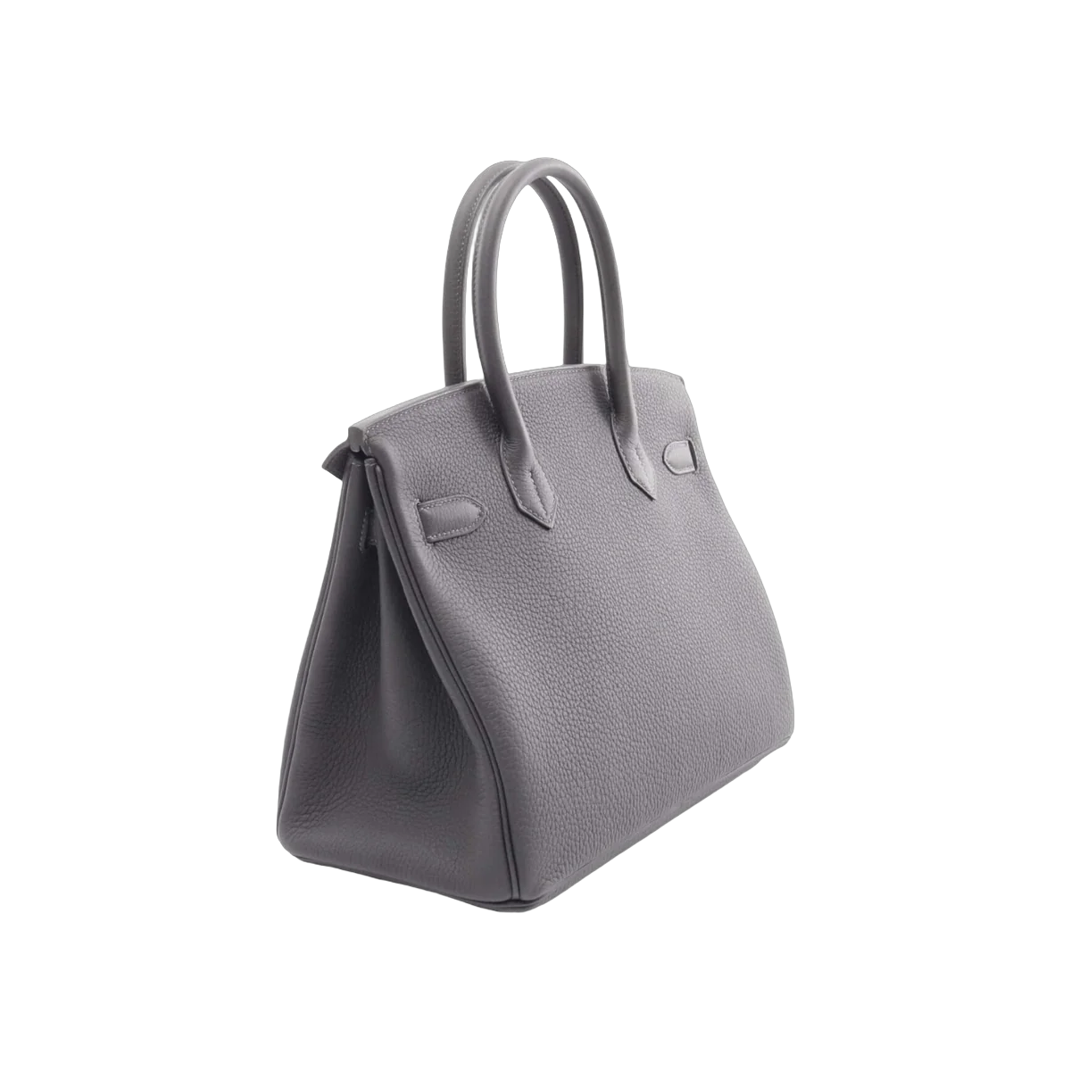 Hermes Birkin 35 Etain Grau Togo Leder Palladium HW Handtasche