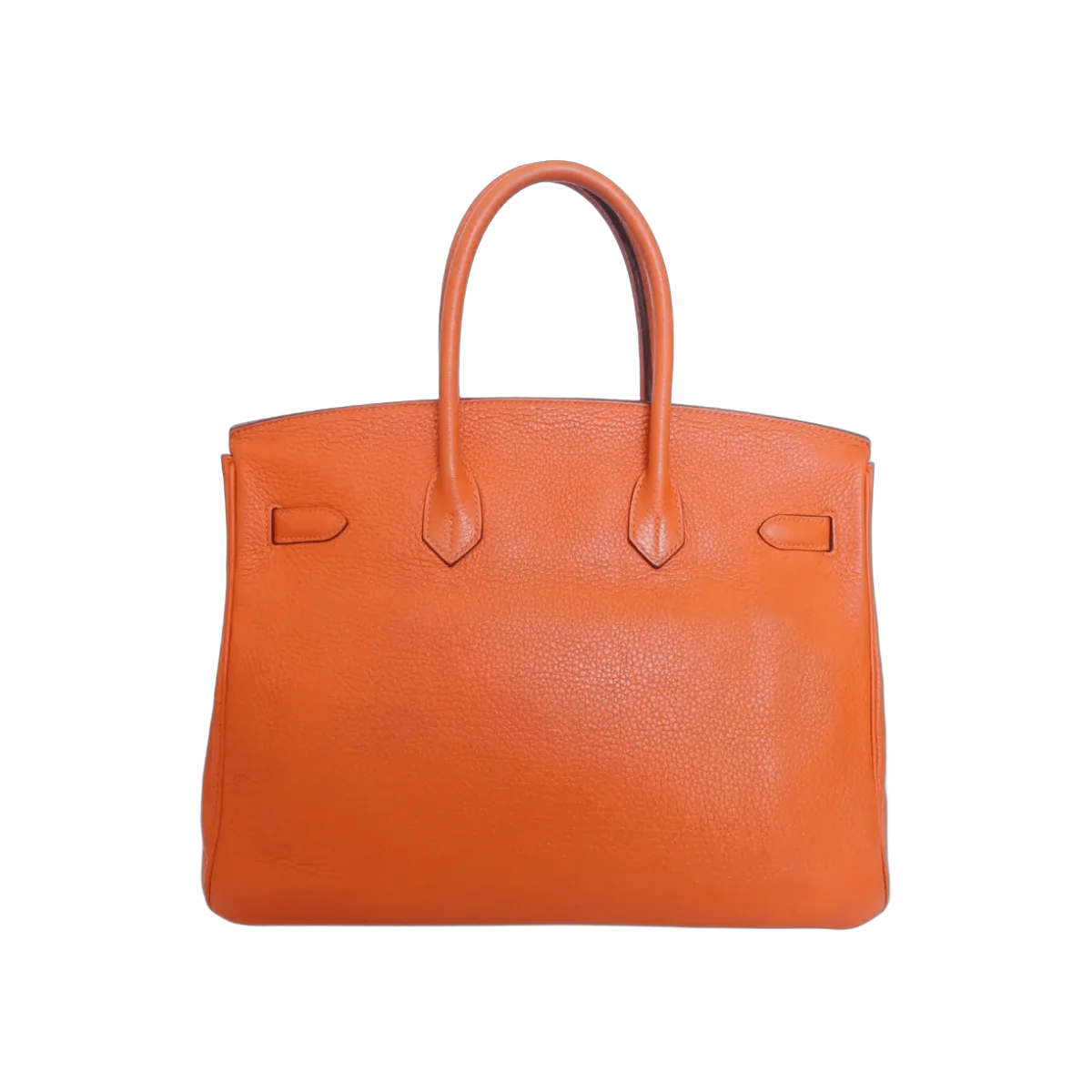Hermes Birkin 35 FEU 橙色 Epsom 皮革金色 HW 手提包