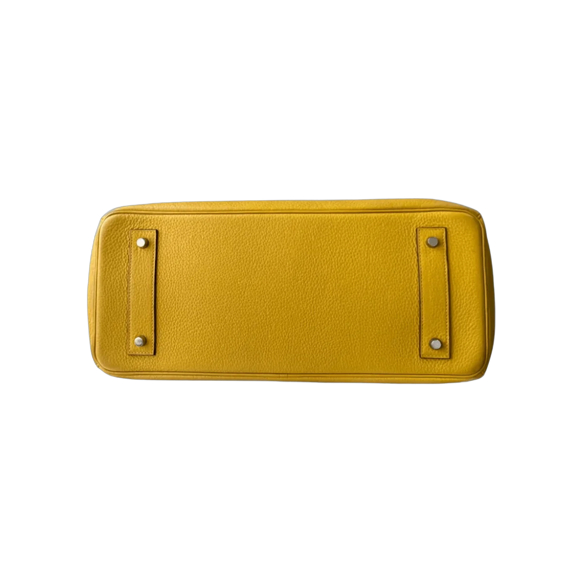 Hermes Birkin 42 黄色 Taurillon 钯金五金手提包