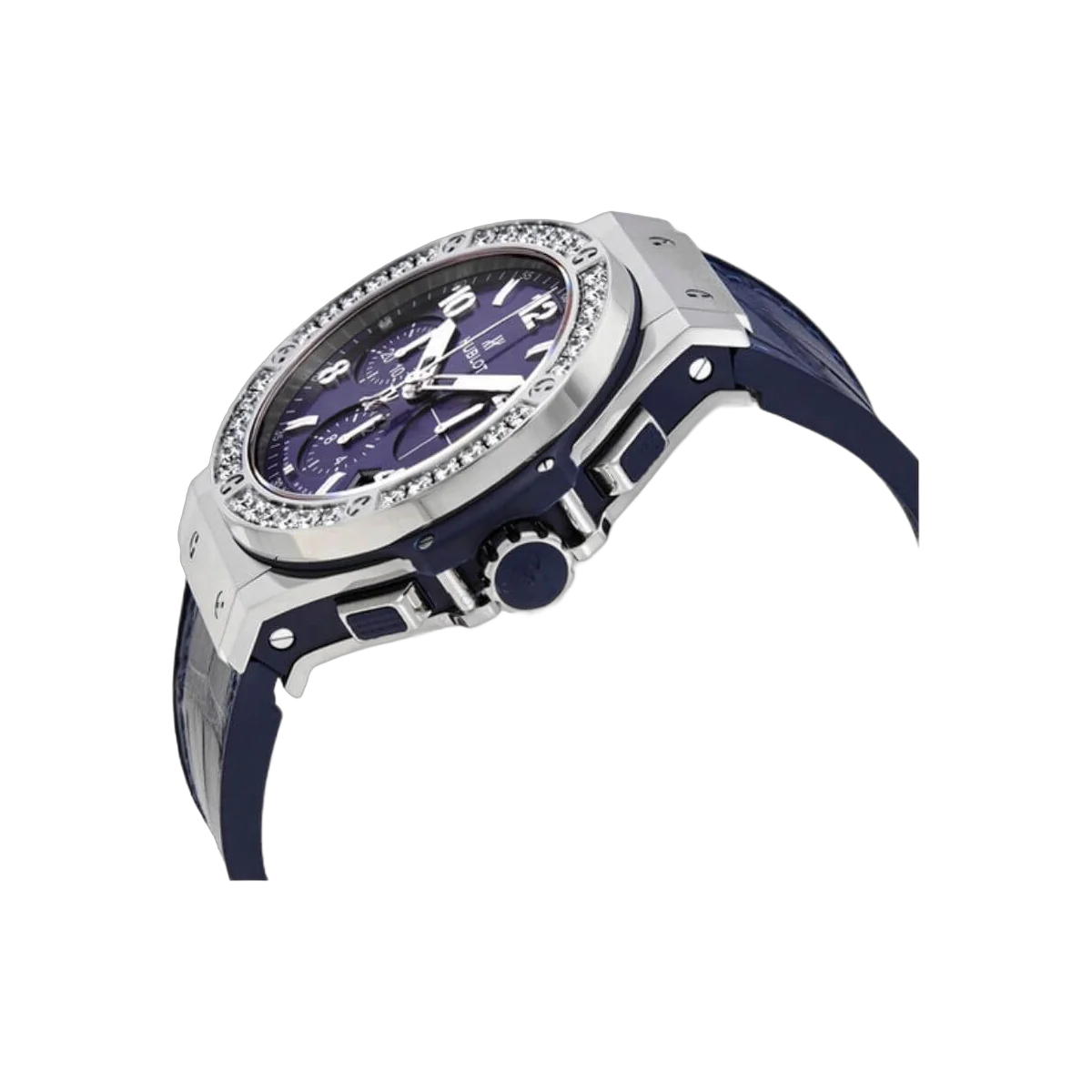 Hublot Big Bang 341.SX.7170.LR.1204 钢钻石蓝色表盘 41 毫米男士手表