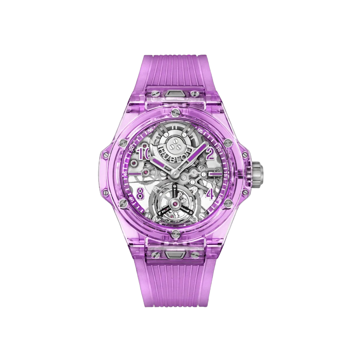 Hublot Big Bang 429.JM.0120.RT Tourbillon Purple Sapphire 44mm Skeleton Dial Men's Watch