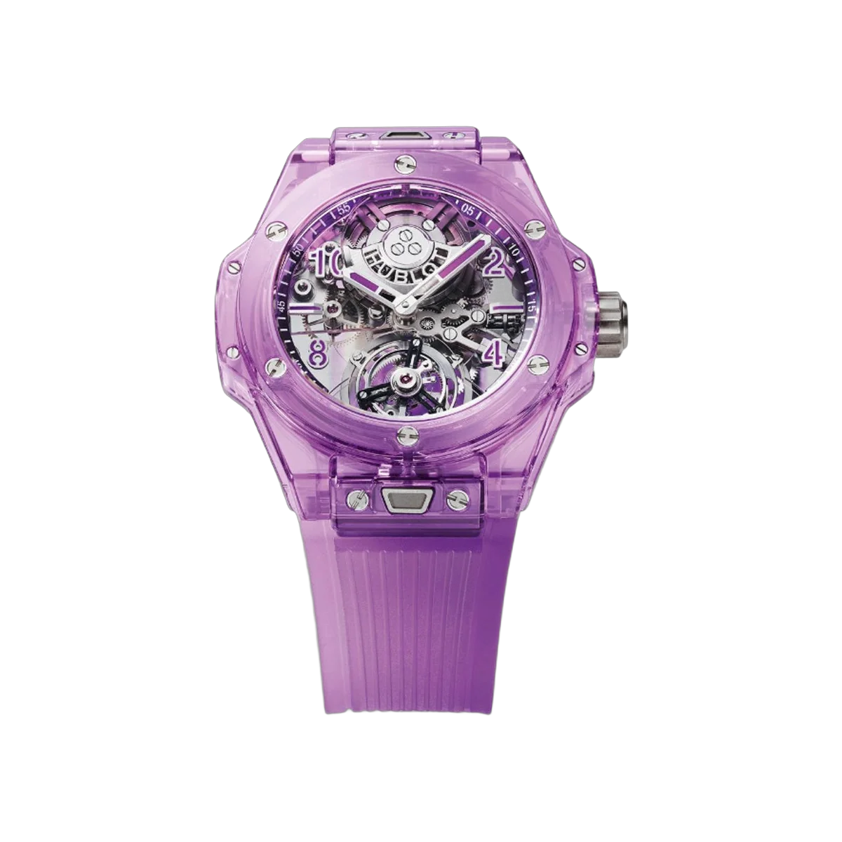 Hublot Big Bang 429.JM.0120.RT Tourbillon Purple Sapphire 44mm Skeleton Dial Men's Watch
