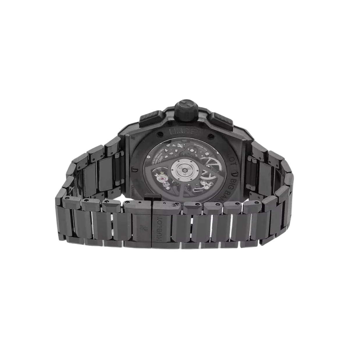Hublot Big Bang 451.CX.1140.CX Ceramic Integral All Black Chronograph 42mm Schwarzes Zifferblatt Herrenuhr