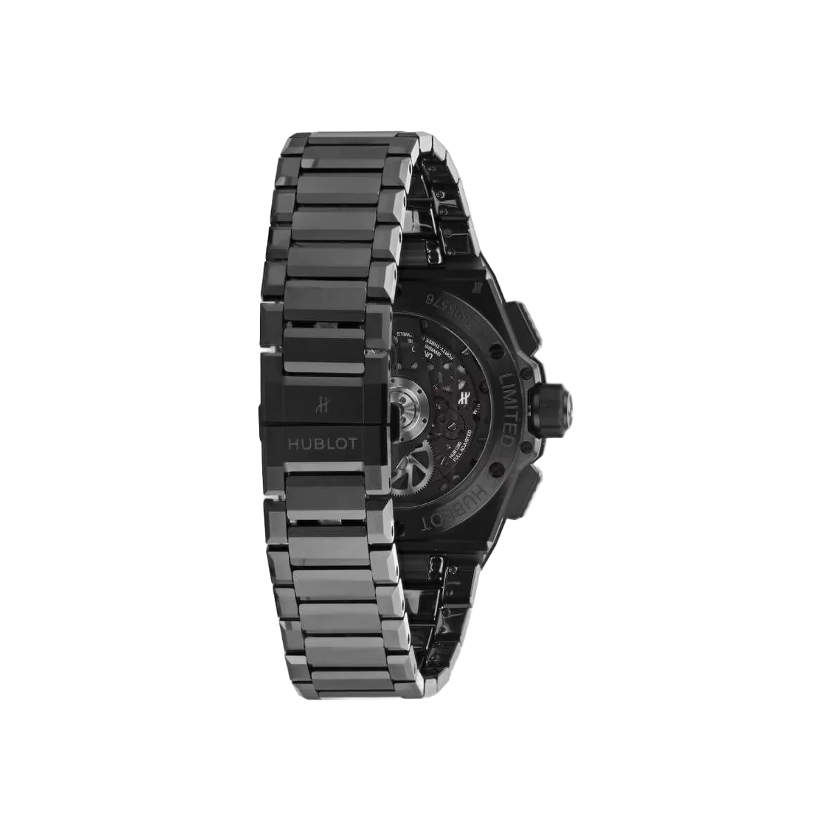 Hublot Big Bang 451.CX.1140.CX Ceramic Integral All Black Chronograph 42mm Schwarzes Zifferblatt Herrenuhr