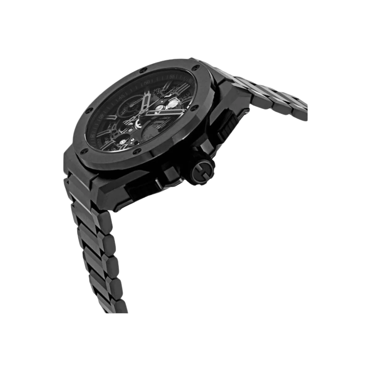 Hublot Big Bang 451.CX.1140.CX Ceramic Integral All Black Chronograph 42mm Schwarzes Zifferblatt Herrenuhr