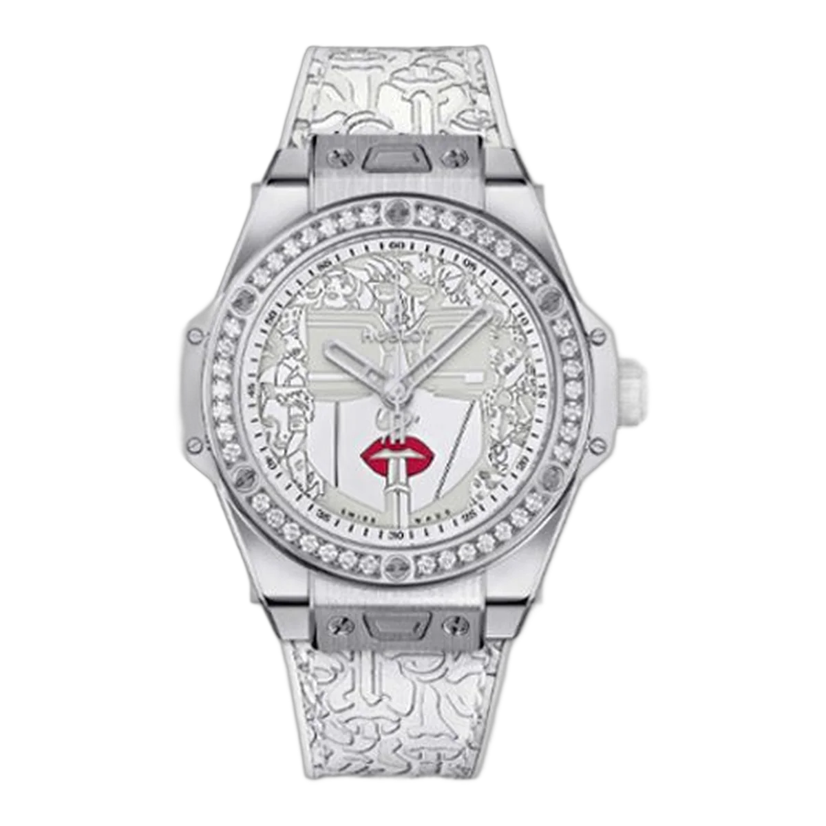 Hublot Big Bang 465.Sx.2020.Vr.1204.Lip20 One Click 39Mm Marc Ferrero Steel White Limited Edition 100 Pieces Men’S Watch