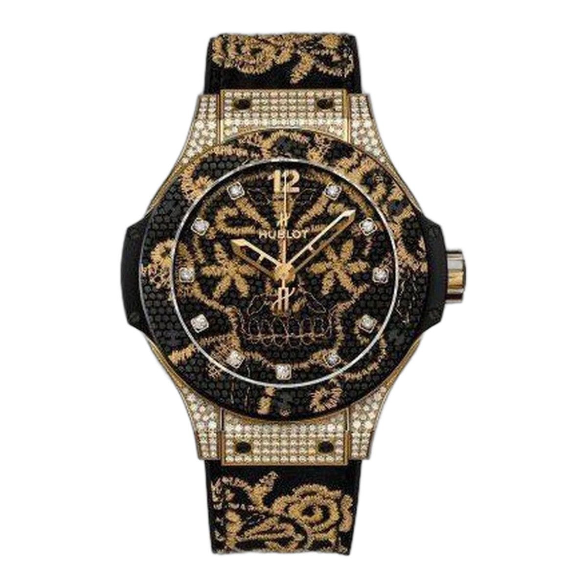 Hublot Big Bang Broderie Limited Edition Of 200 Pieces 18Kt Yellow Gold 41Mm Ladies Watch