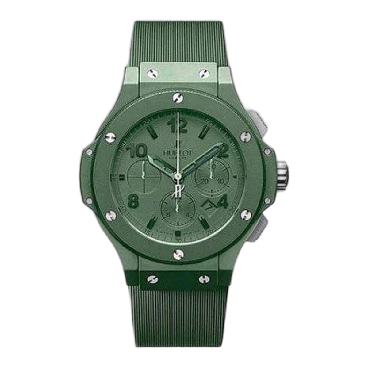 Hublot Big Bang Limited Edition Of 500 Pcs Green Pvd Coated Ceramic Kevlar 44Mm Men's Watch