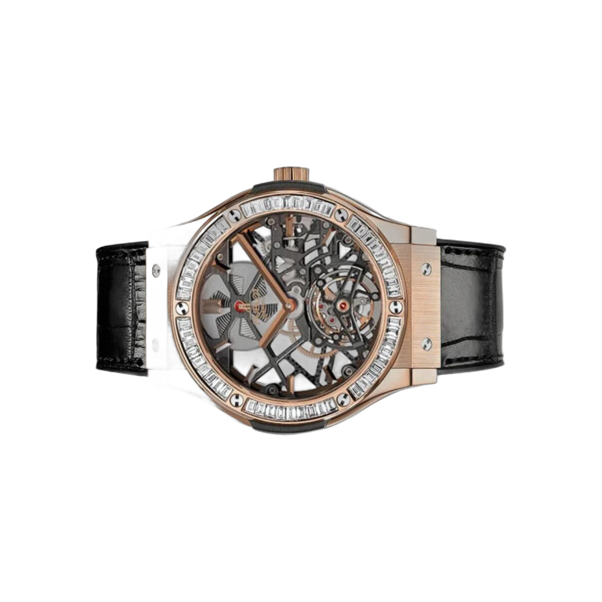 Hublot 经典融合 505.OX.0180.LR.1904 陀飞轮镂空 45 毫米男士手表