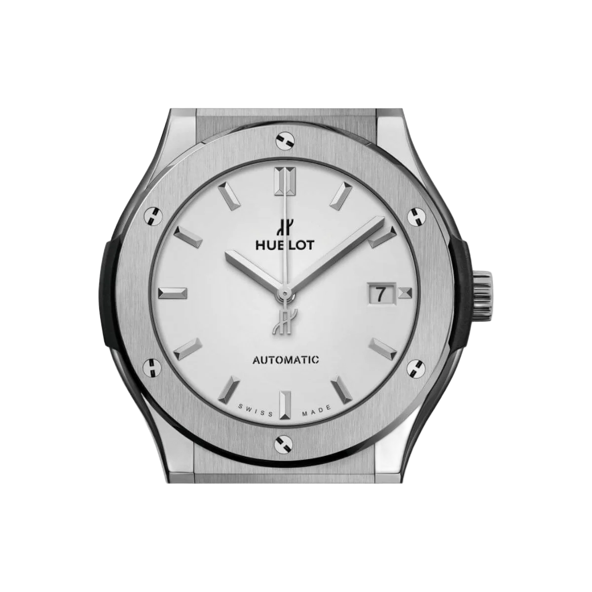 Hublot Classic Fusion 511.NX.2611.LR Titanium 45mm Silver Dial Men's Watch