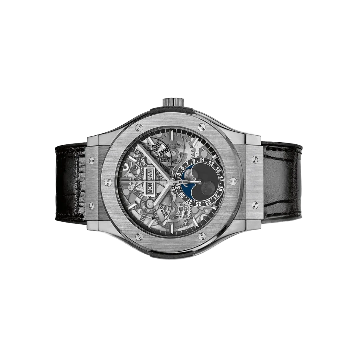 Hublot 经典融合 517.NX.0170.LR Aerofusion 月相镂空表盘 42 毫米男士手表