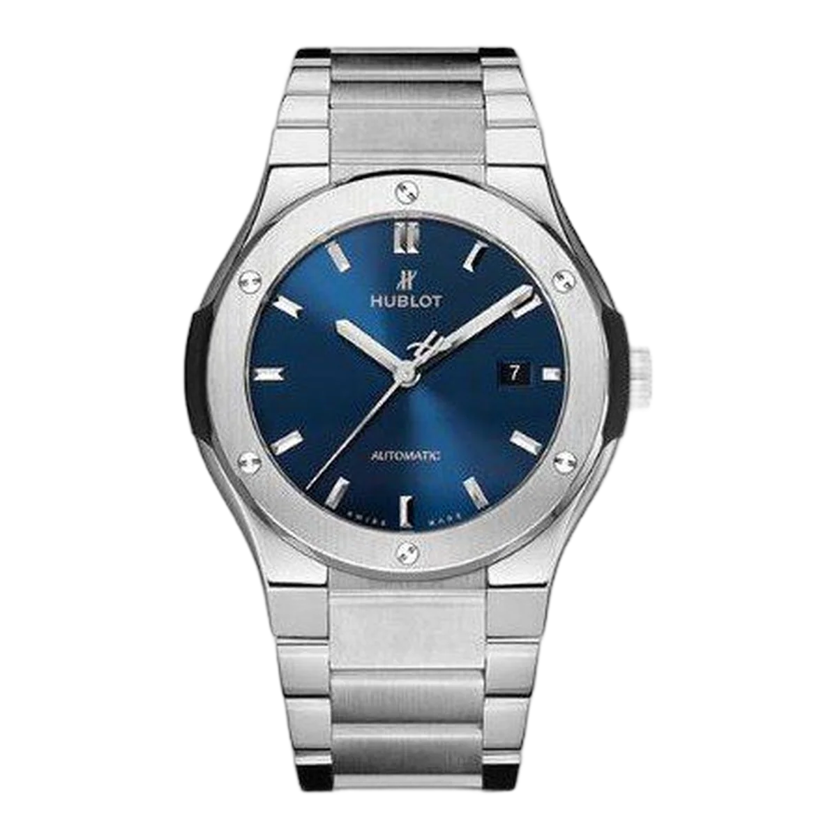 Hublot Classic Fusion Blue Titanium 42Mm Men's Watch
