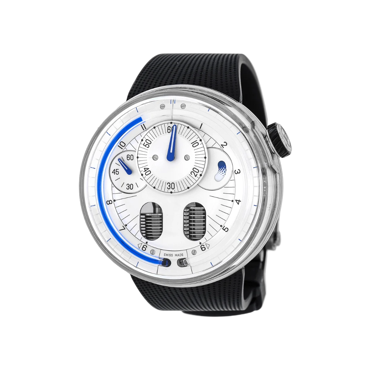 HYT H0 Manual Steel 048-TT-91-BF-RU Silver Dial