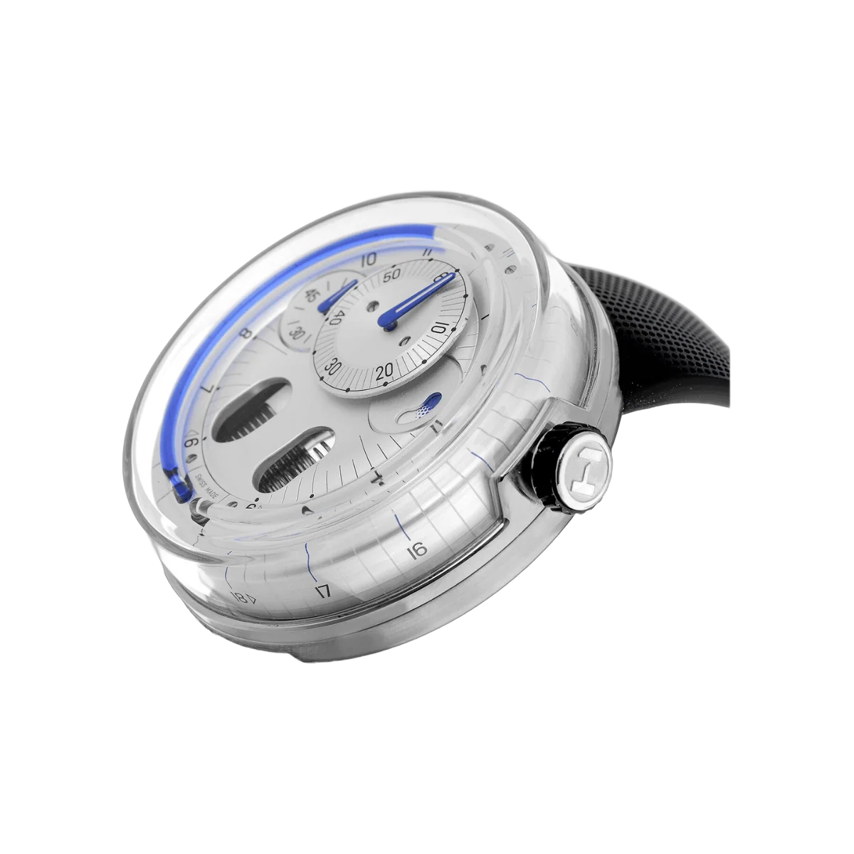 HYT H0 Manual Steel 048-TT-91-BF-RU Silver Dial