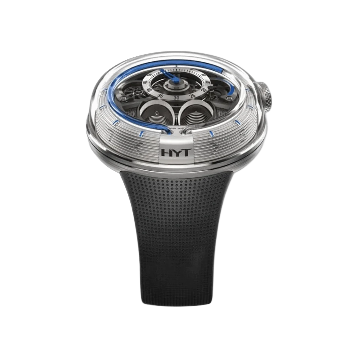 HYT H1.0 蓝钢 H02023 黑色表盘