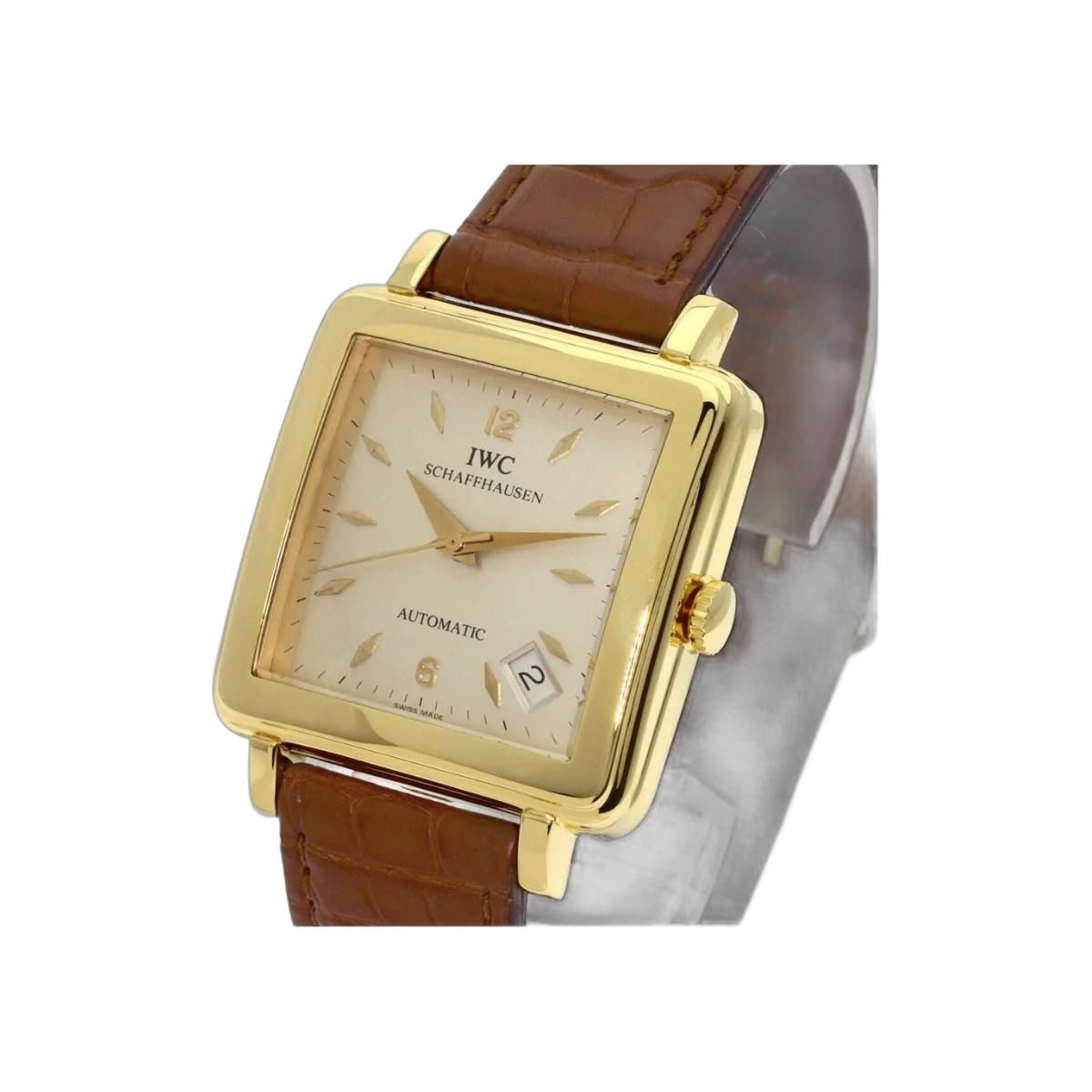 IWC تشوكلاتوني IW1876 أوتوماتيكية ذهب أصفر