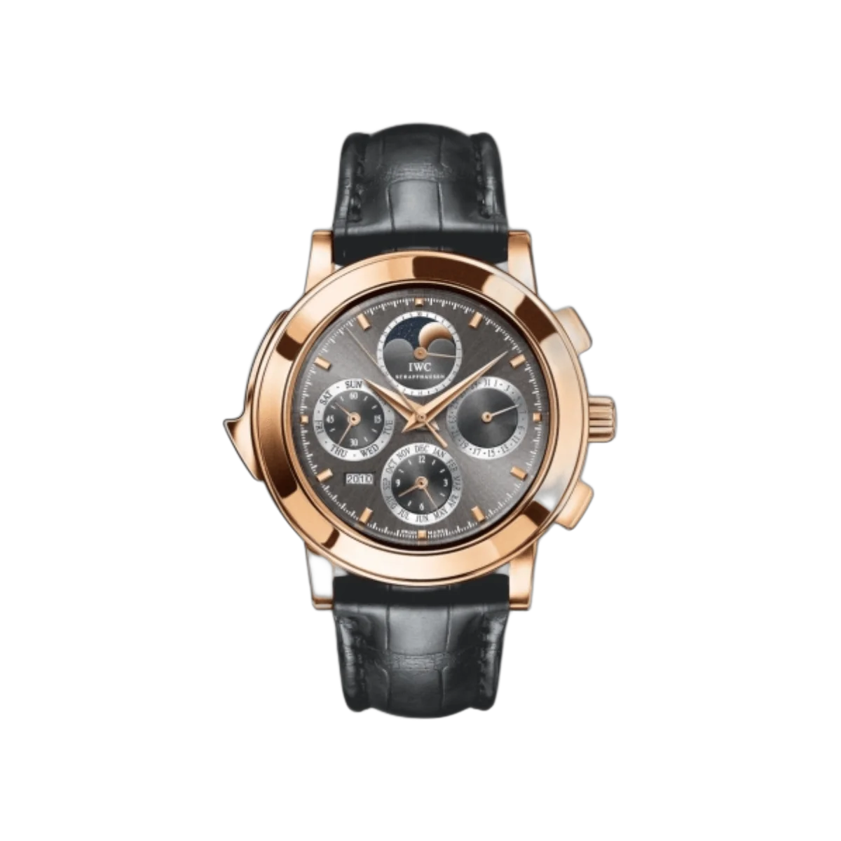 IWC Grande Complication IW377025 Perpetual Calendar Chronograph 18Kt Rose Gold Gray Dial