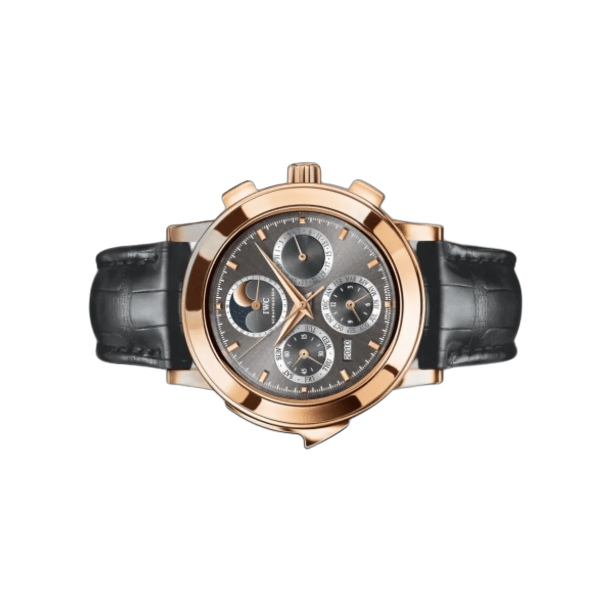 IWC Grande Complication IW377025 Perpetual Calendar Chronograph 18Kt Rose Gold Gray Dial