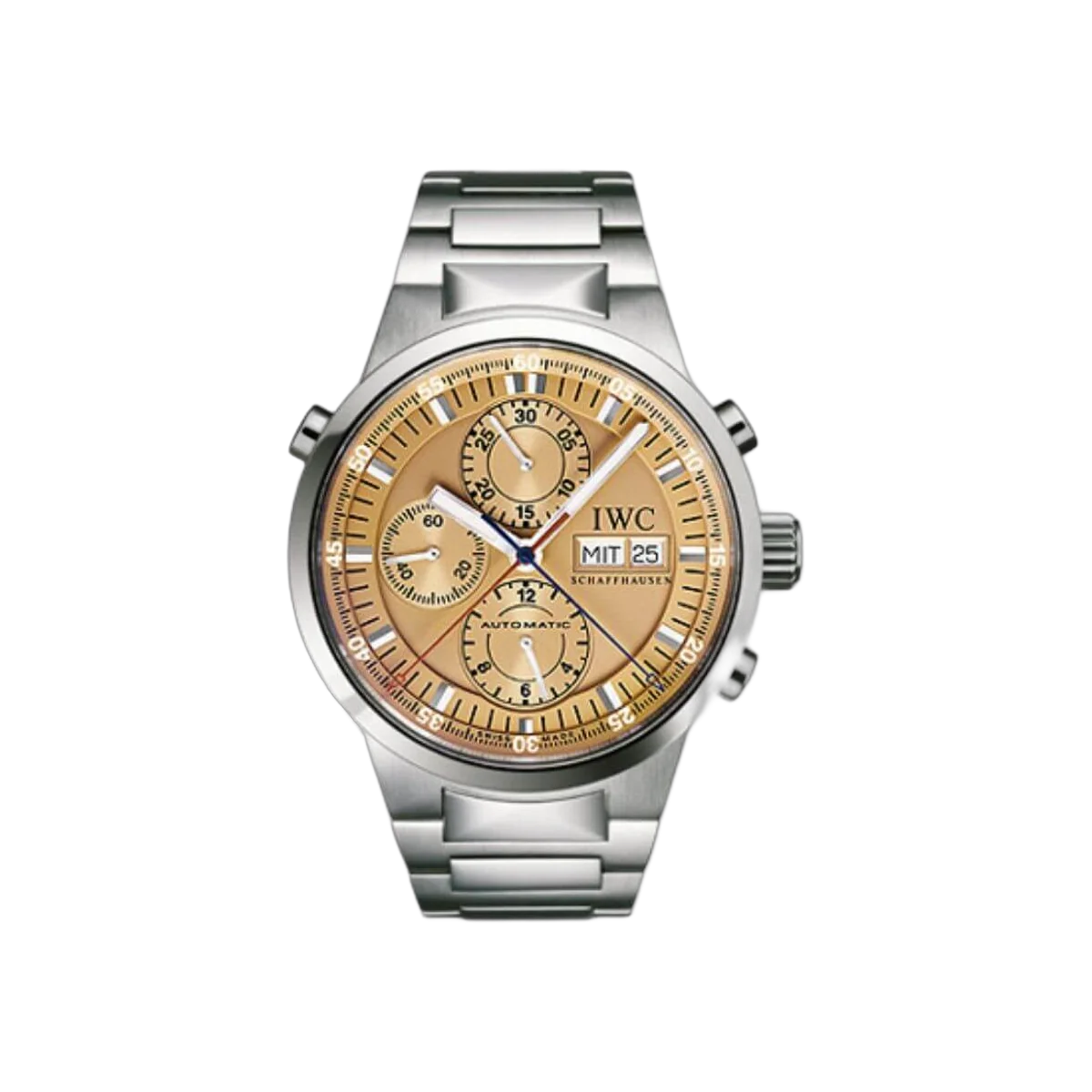 IWC GST 双追针 IW371513 计时码表鲑鱼色表盘