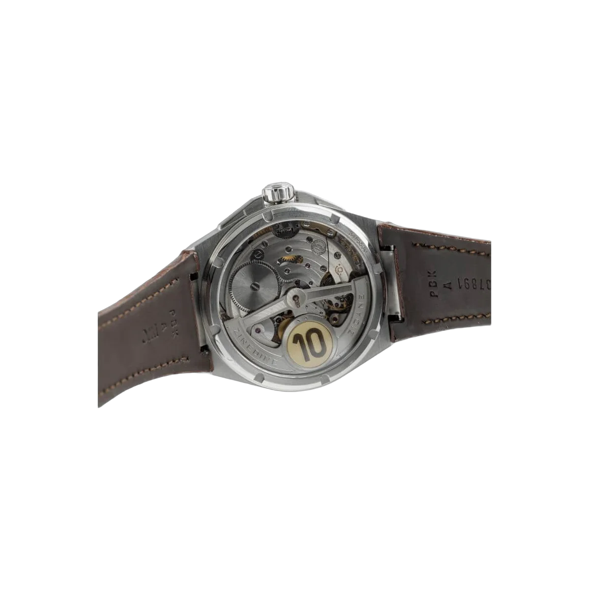 IWC إنجينير زين الدين زيدان IW500508 45 ملم ستانلس ستيل مينا سوداء