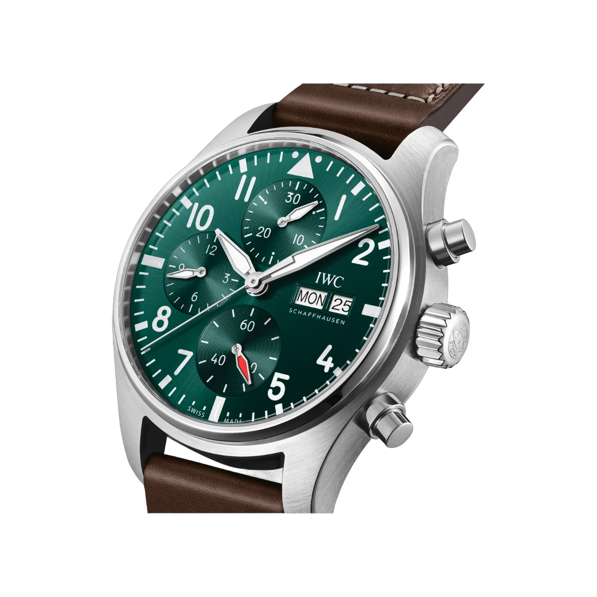 IWC Pilot's Watch Chronograph REF IW388103 41 Automatic Grünes Zifferblatt