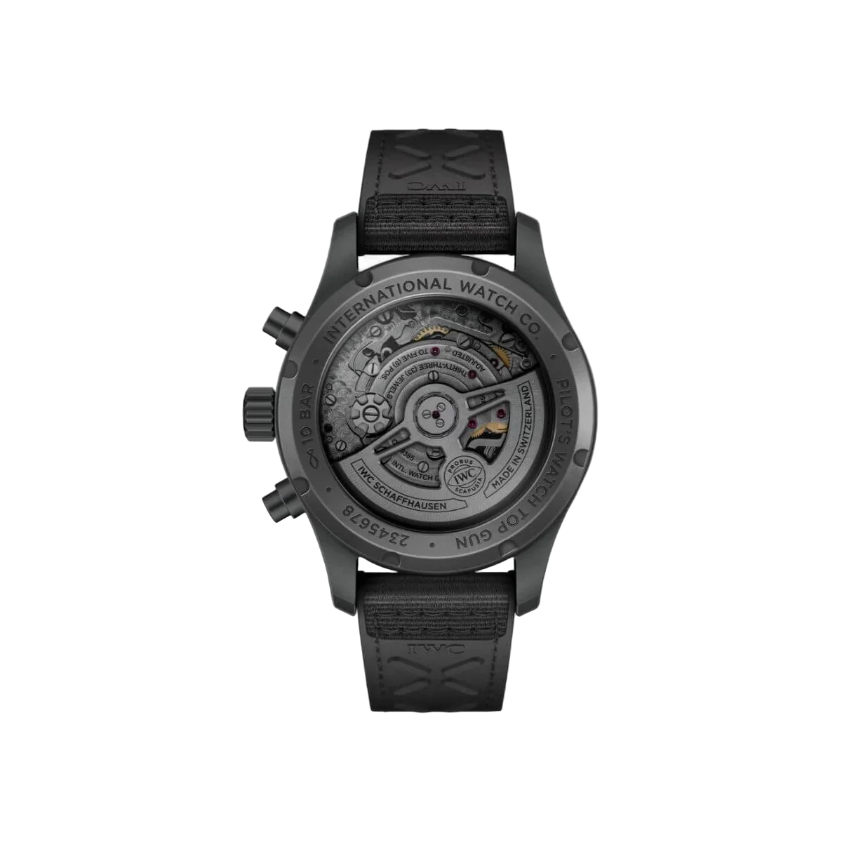 IWC 飞行员腕表 IW388106 计时码表 41 Top Gun 黑色表盘