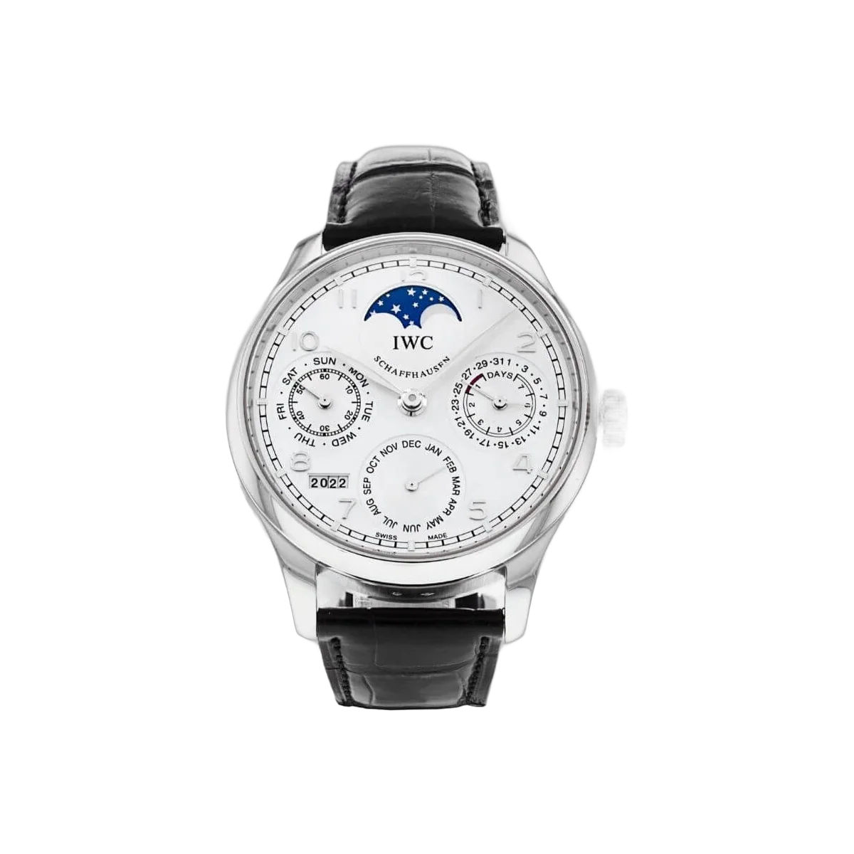 IWC Portugieser IW502305 Perpetual Calendar White Dial