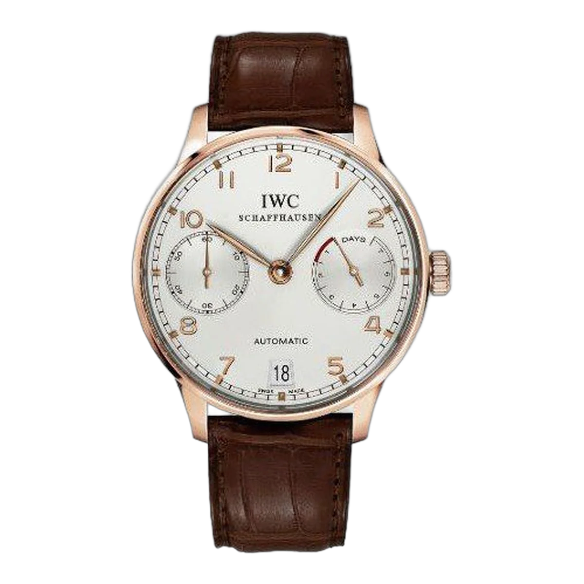 Iwc Portuguese 18Kt Rose Gold 42Mm Men's Watch
