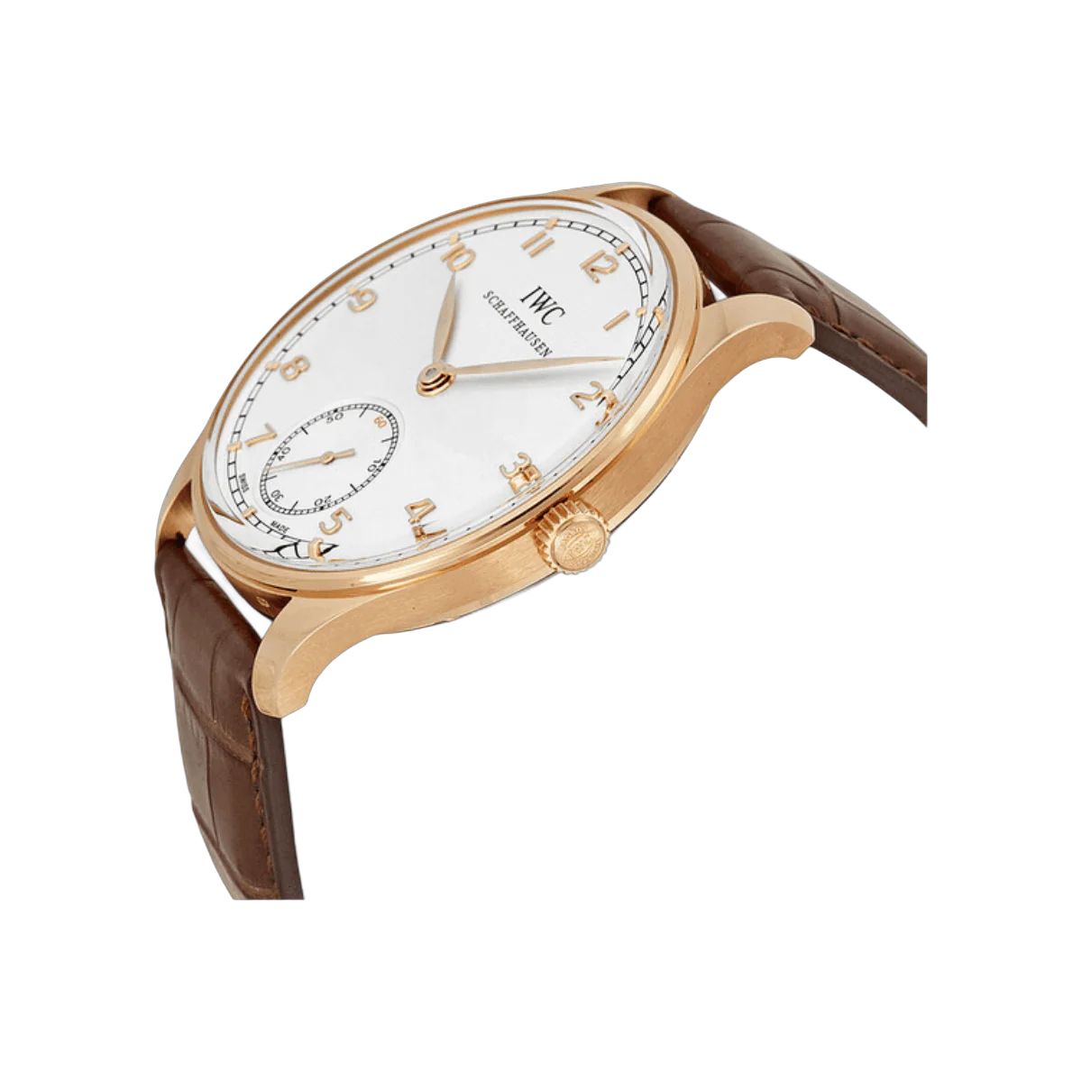 IWC Portuguese IW545409 أوتوماتيكية جلد بني مينا أبيض