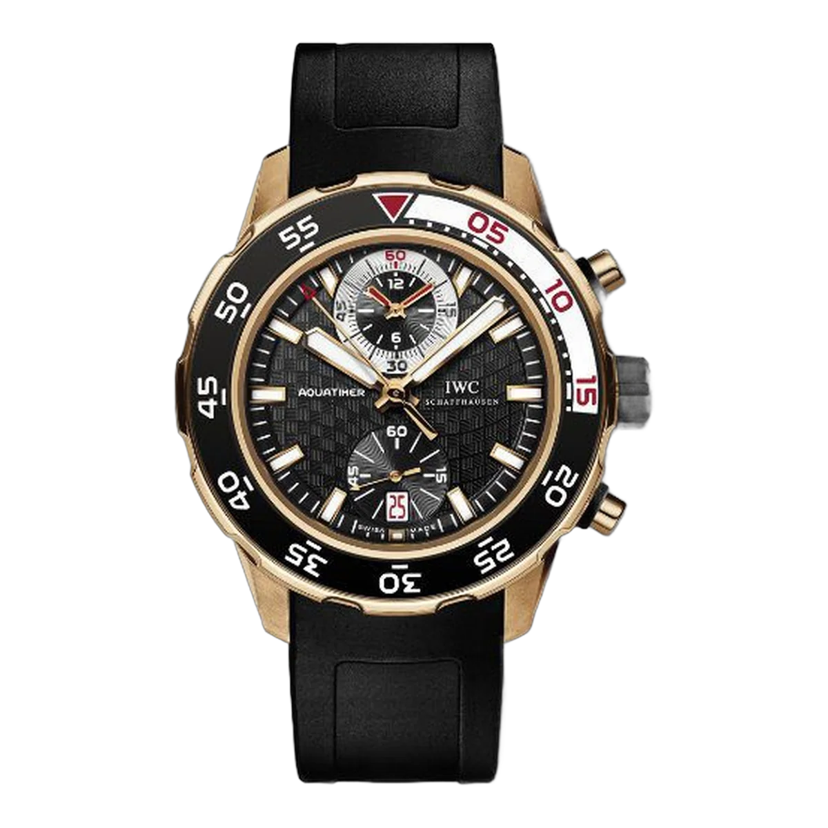 Iwc Schaffhausen Aquatimer Chronograph 18Kt Rose Gold 44Mm Men's Watch Ref Iw376903