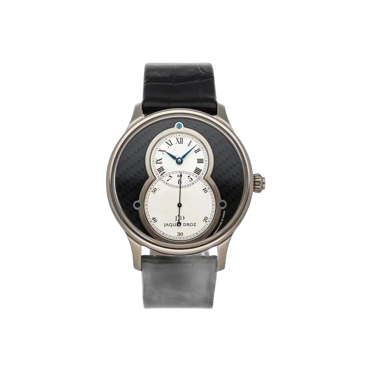 Jacquet Droz Grand Seconde 43 毫米 18 克拉白金男士手表