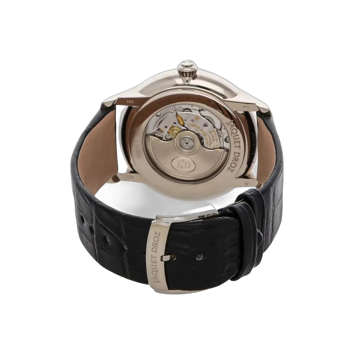 Jacquet Droz Grand Seconde 43 毫米 18 克拉白金男士手表