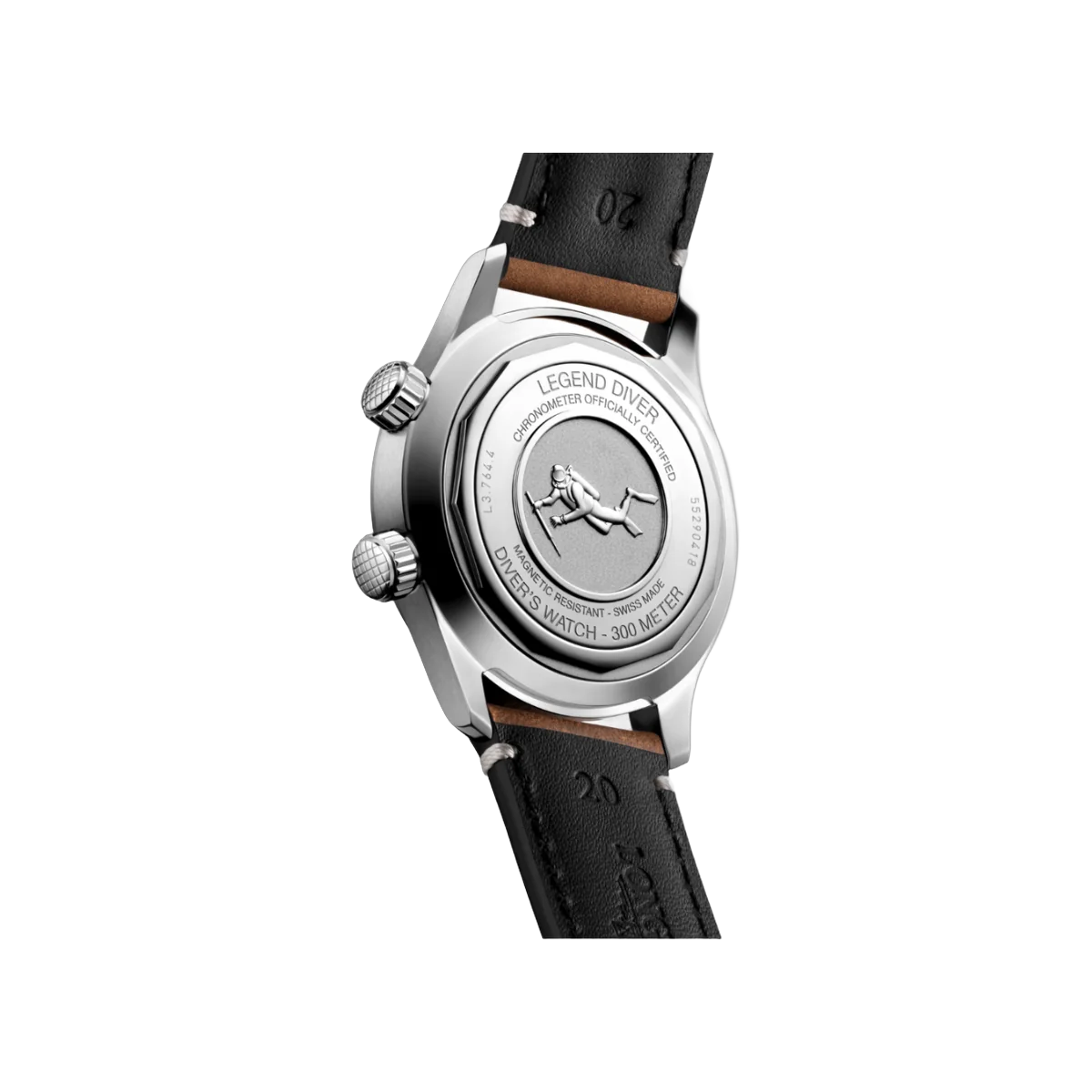 Longines Legend Diver L37644500 Automatik Edelstahl 39mm Schwarzes Zifferblatt Herrenuhr