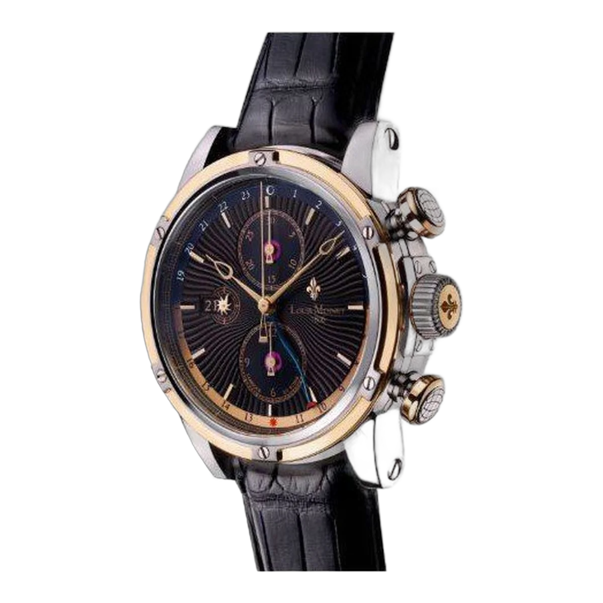 Louis Moinet Geograph 46Mm Stainless Steel Limited Edition 60 Pieces Men's Watch