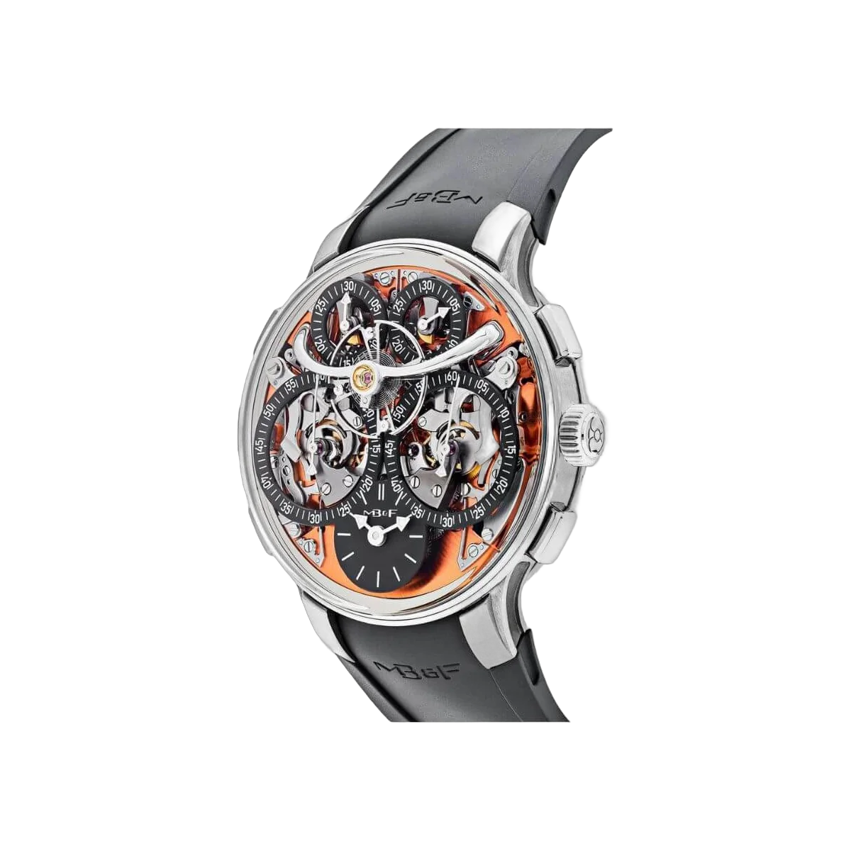 MB&F Legacy Machine 09.ZR.OR Sequential EVO Zifferblatt Orange