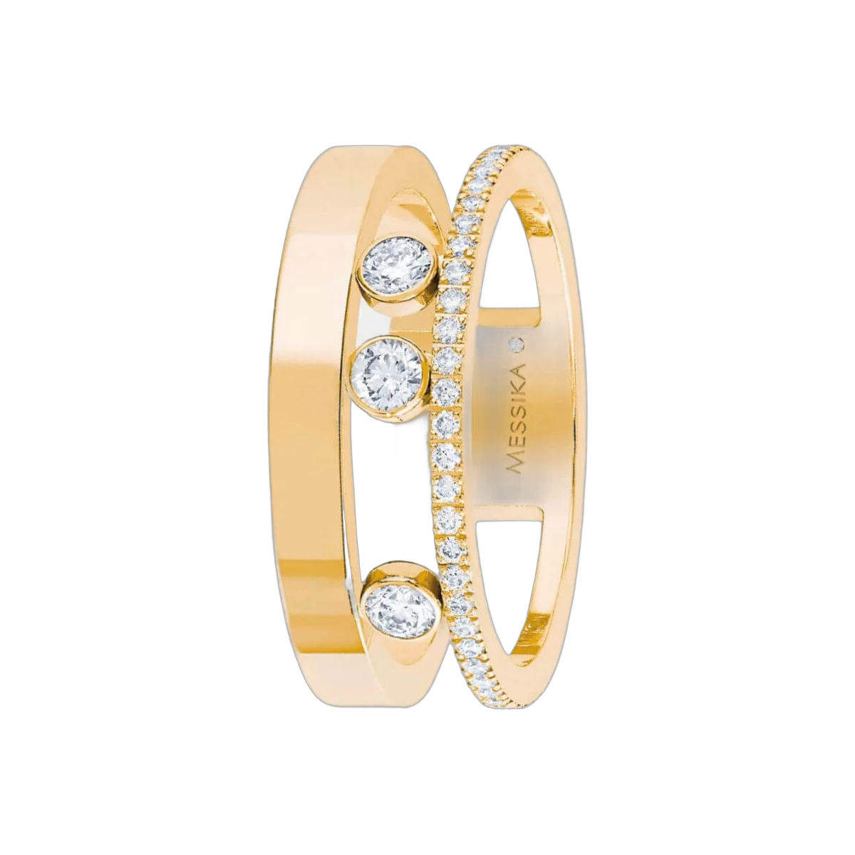Messika Move Romane 06516-YG-55 18Karat Yellow Gold Diamond Ring