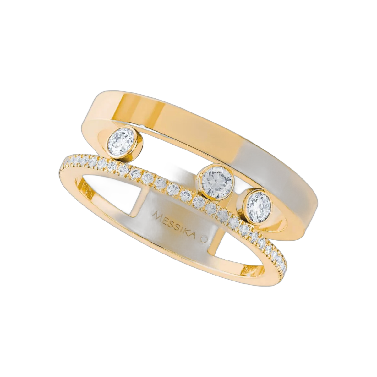 Messika Move Romane 06516-YG-55 18Karat Yellow Gold Diamond Ring