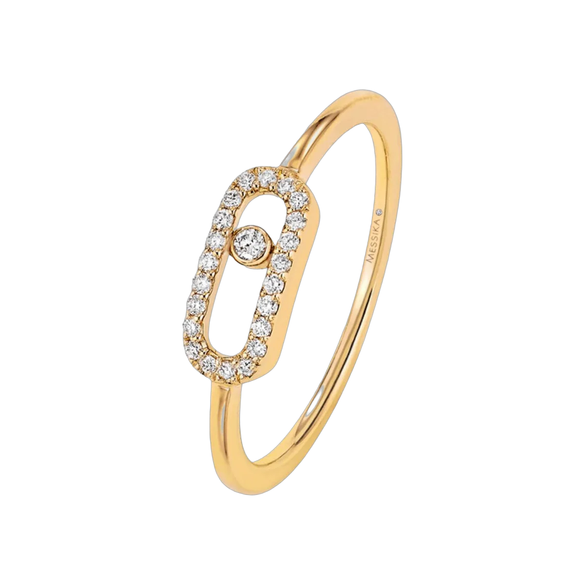 Messika Move Uno 04705-YG Yellow Gold Diamond Ring