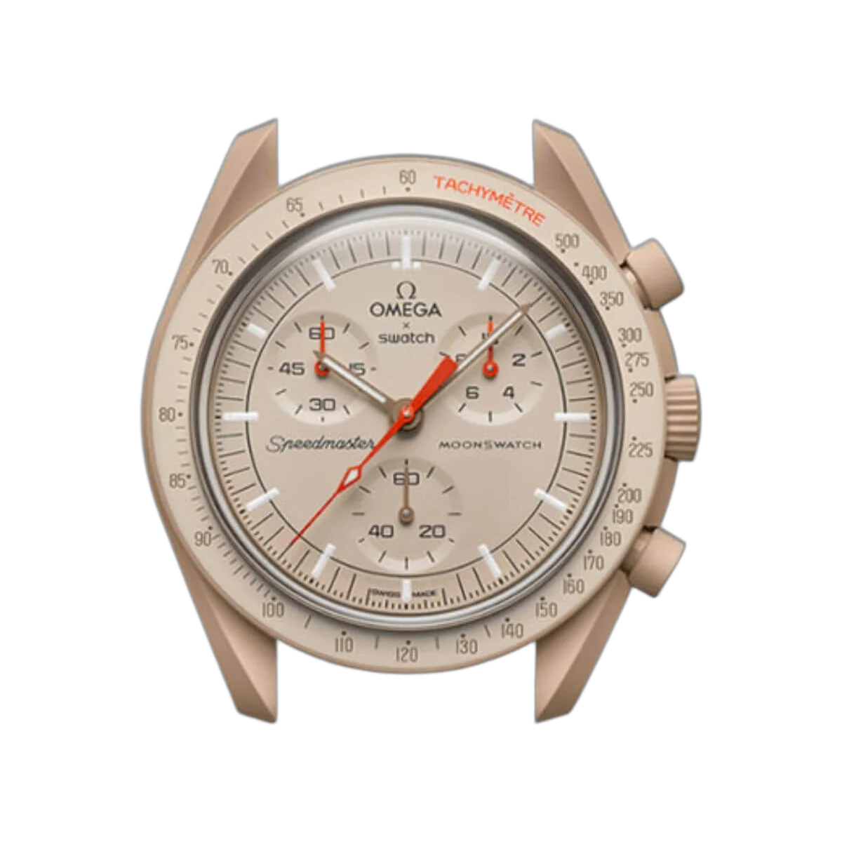 Omega X Swatch Mission To Jupiter So33C100 Moonswatch Khaki Brown Bioceramic – additional product photo 3