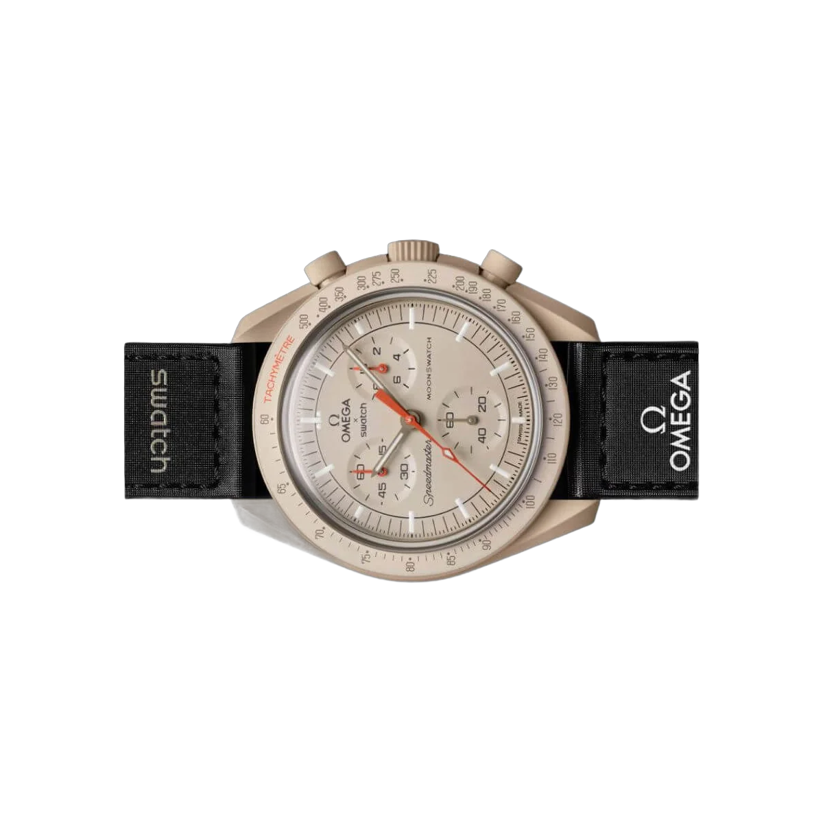Omega X Swatch Mission To Jupiter So33C100 Moonswatch Khaki Brown Bioceramic – additional product photo 5