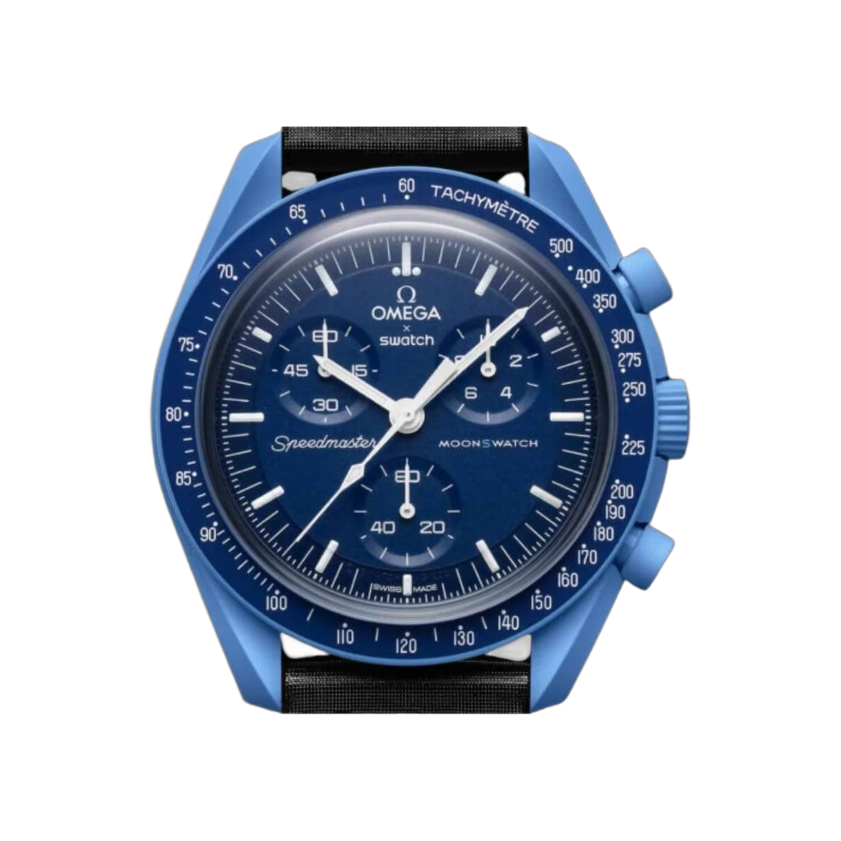 欧米茄 X Swatch 海王星任务 So33N100 Moonswatch 蓝色生物陶瓷