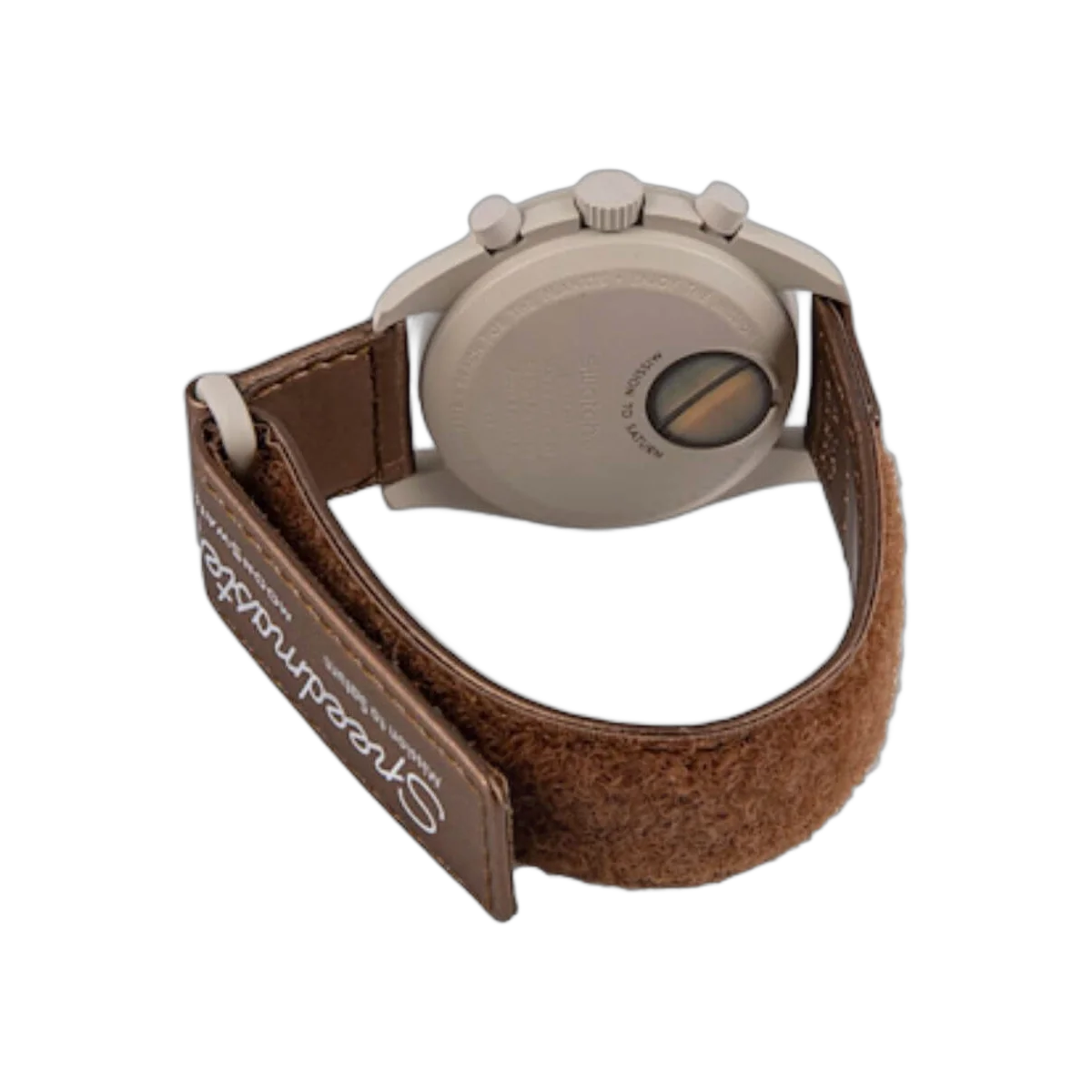 Omega X Swatch Mission To Saturn So33T100 Moonswatch Light Brown – additional product photo 3