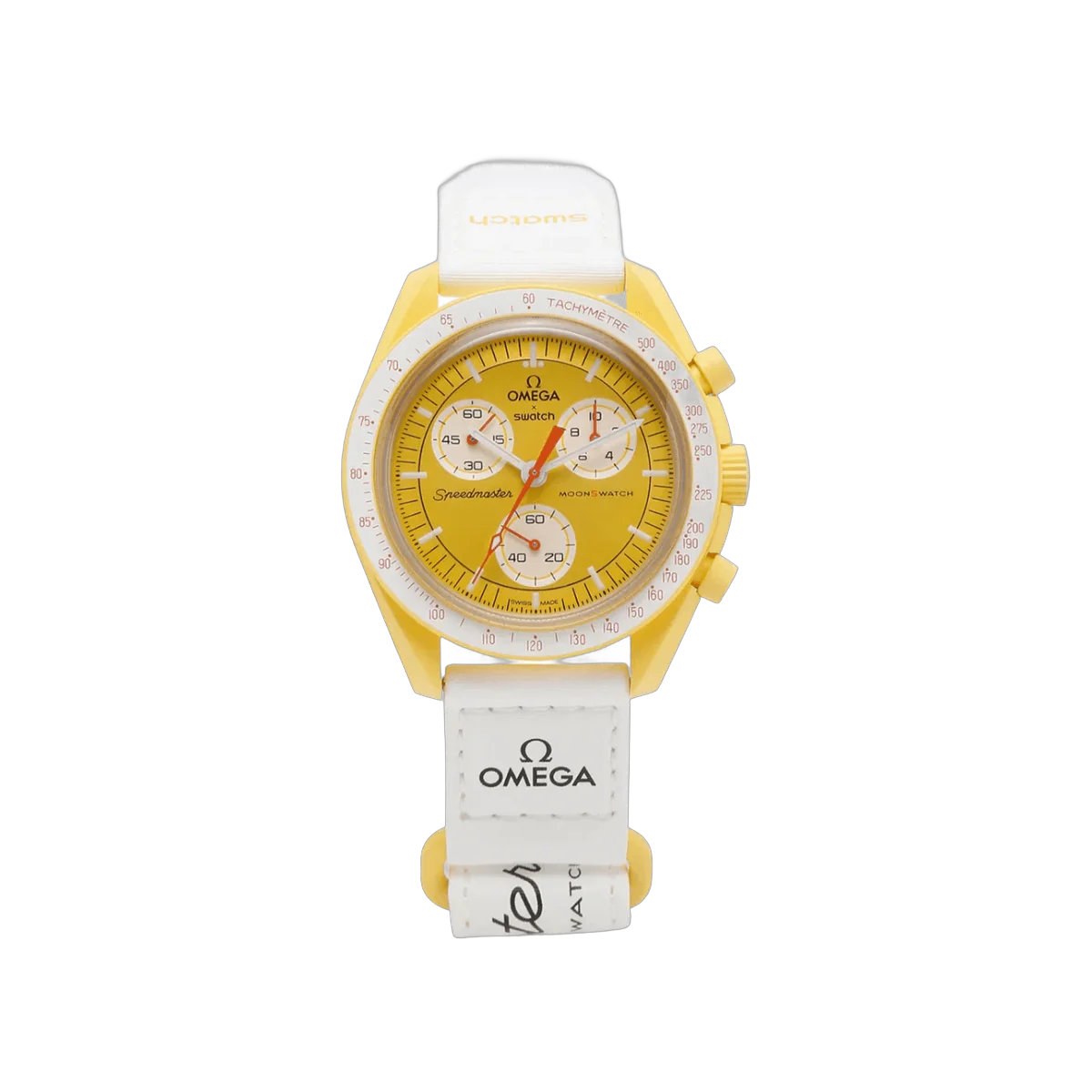 Omega X Swatch Mission To Sun SO33J100 Moonswatch Gelb Bioceramic