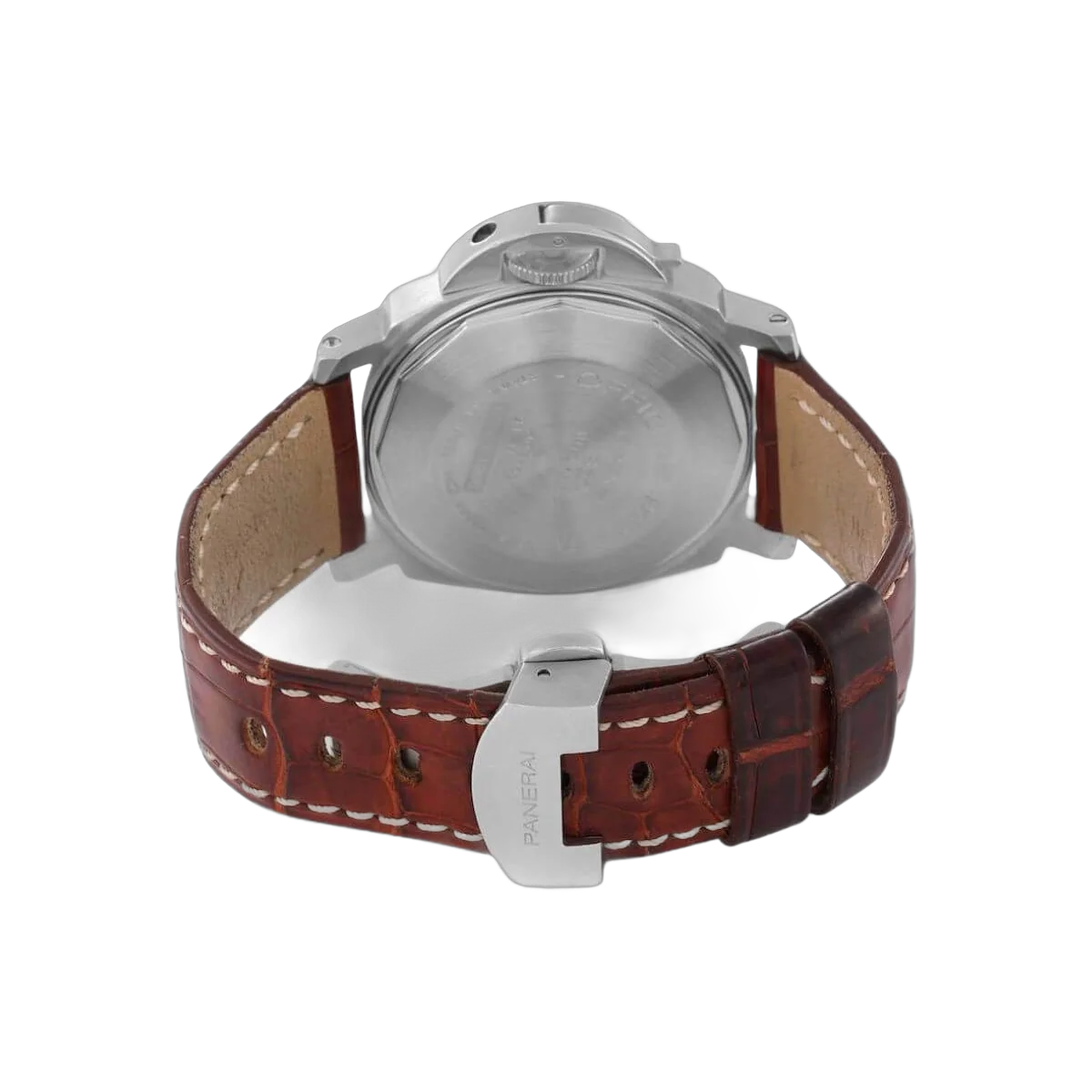 Panerai Contemporary Luminor PAM00048 Edelstahl 40 mm schwarzes Zifferblatt