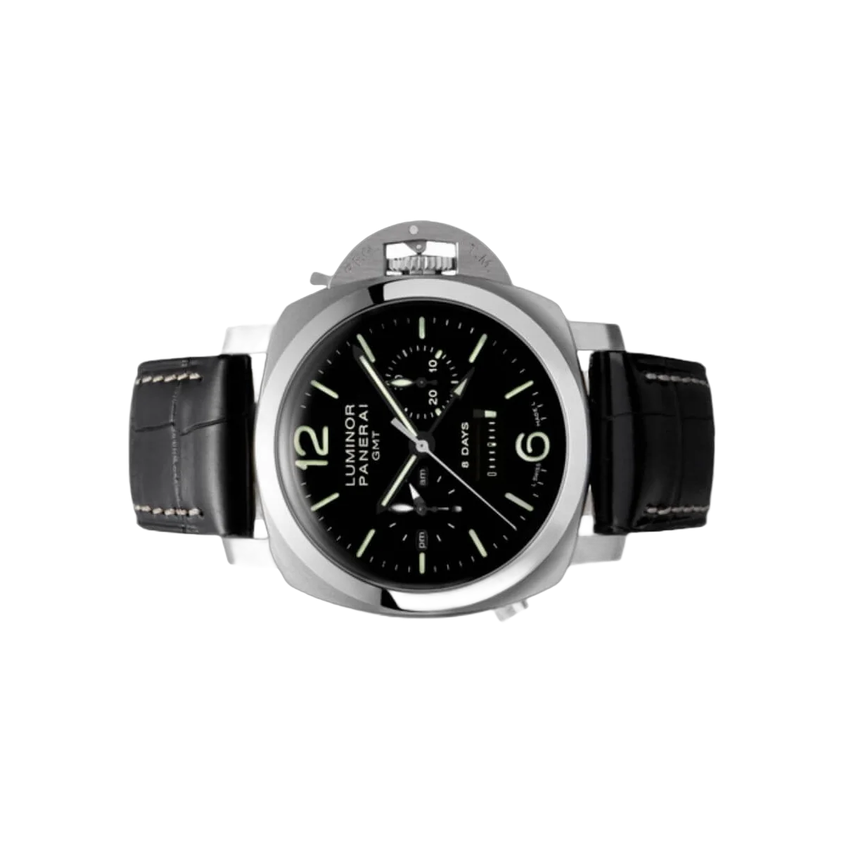 Panerai Luminor Chrono Monopulsante 8 Tage GMT 44mm Herrenuhr Ref. PAM00275