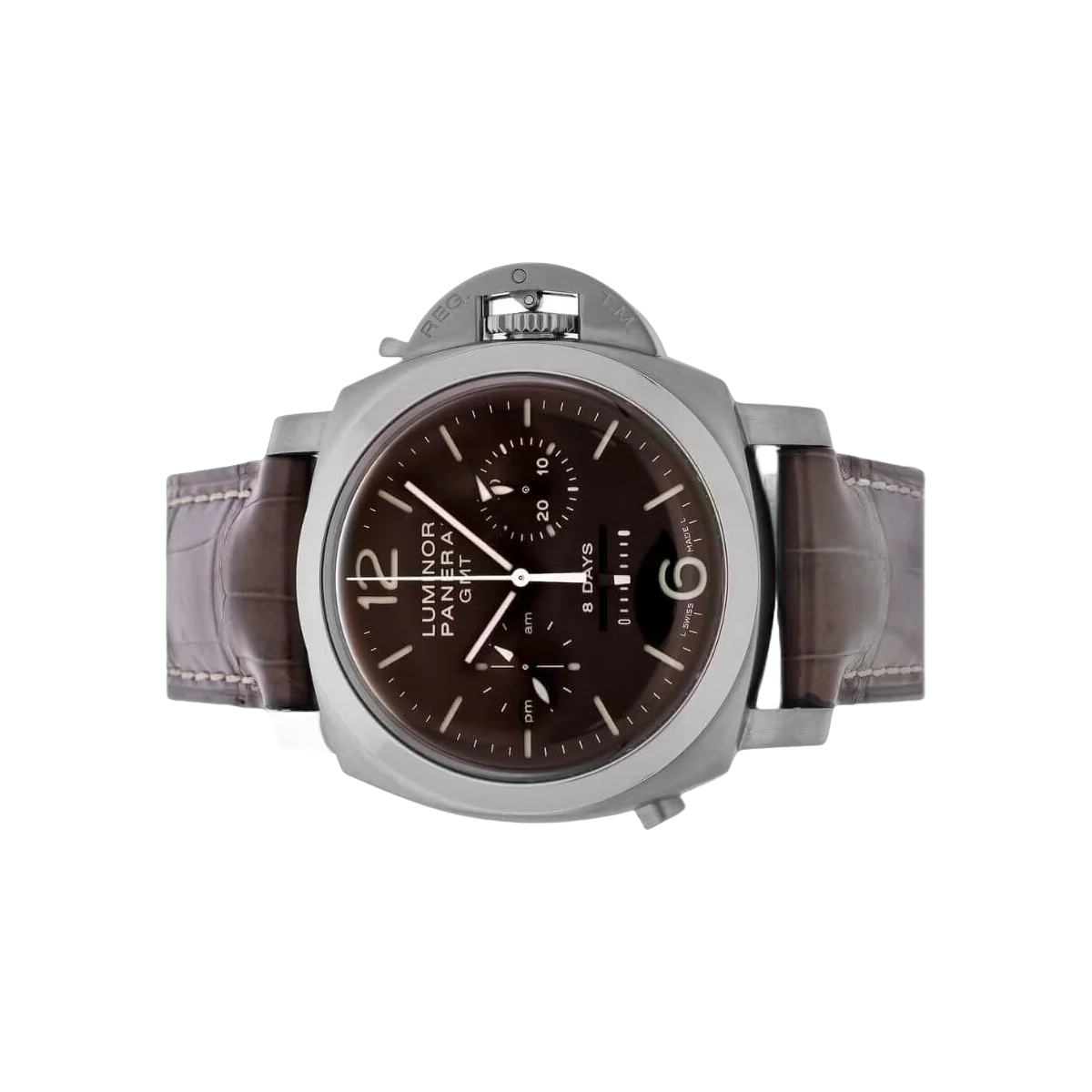 Panerai Luminor Chrono Monopulsante 8 Days Gmt 44Mm Titanium Limited Edition To 500 Pcs Men's Watch Ref. Pam00311