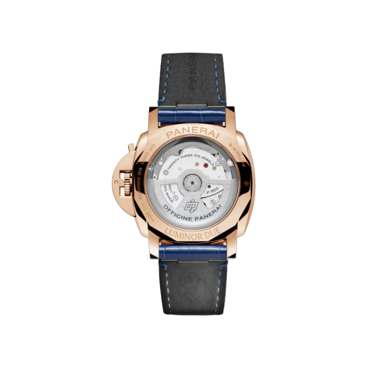 沛纳海 Luminor Due Luna PAM01181 抛光 Goldtech Mother of Prearl 38 毫米中性腕表