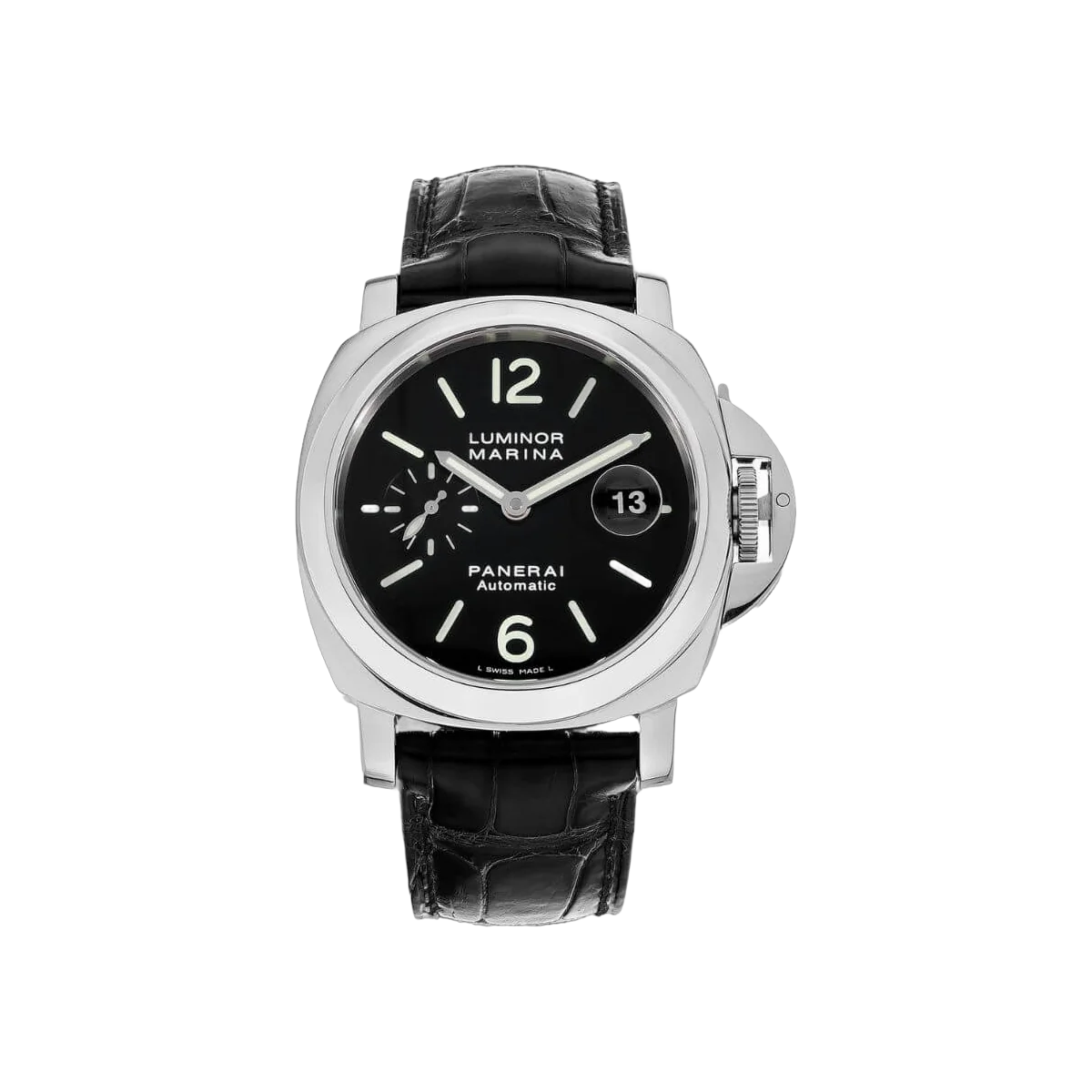 Panerai Luminor Marina pam00104 فولاذ مقاوم للصدأ 44 مم مينا أسود