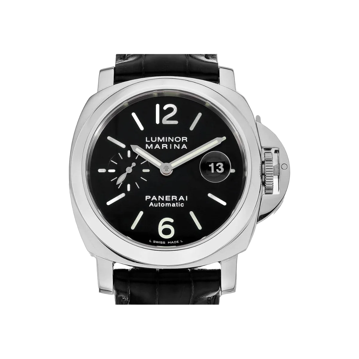 Panerai Luminor Marina pam00104 Stainless Steel 44Mm Black Dial