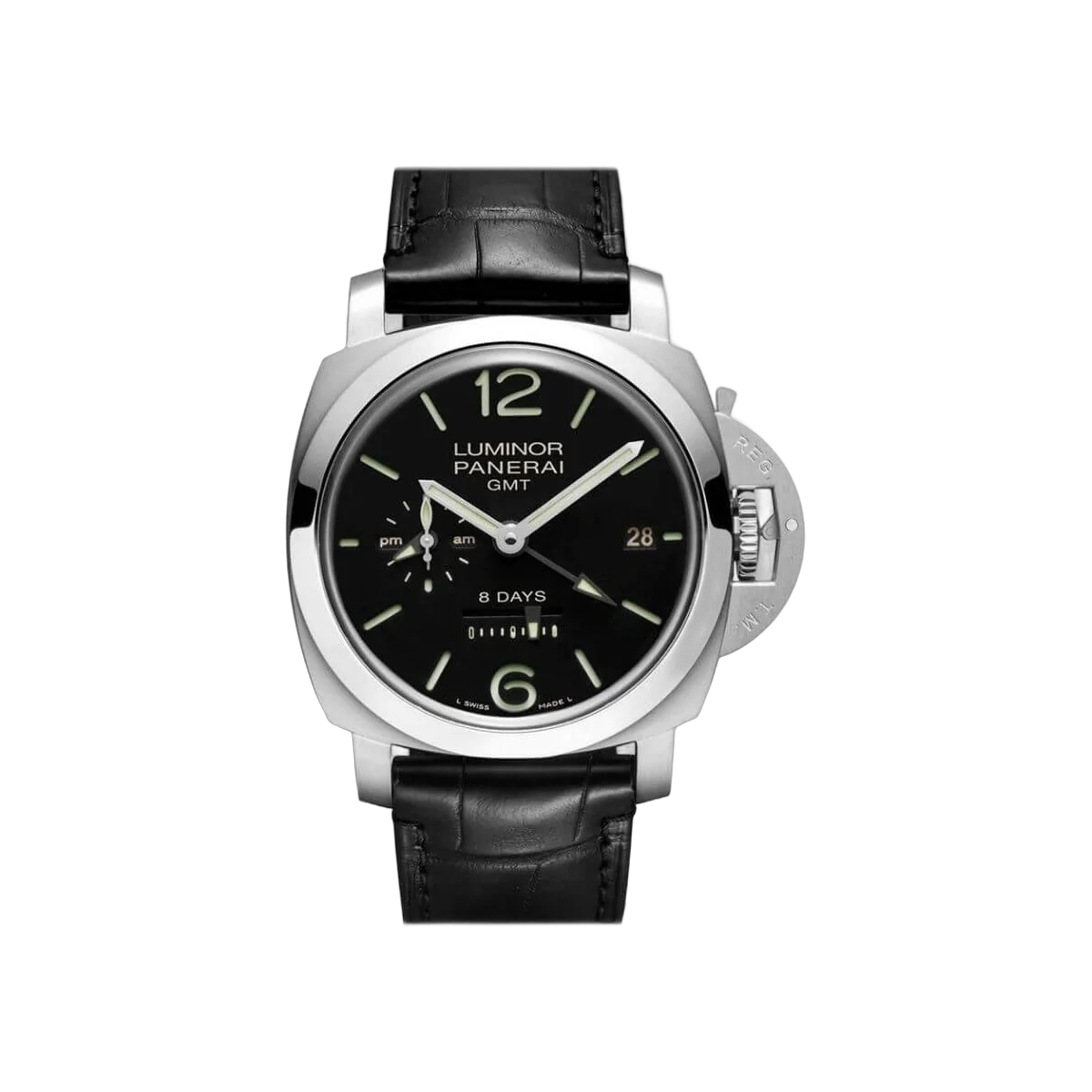 沛纳海 Luminor PAM00233 1950 不锈钢黑色表盘